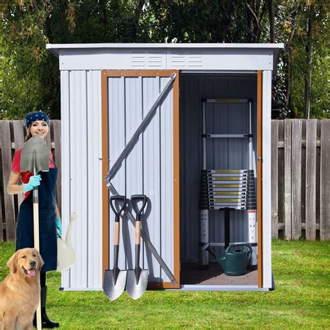 Buy Morhome 5x3 FT Outdoor Storage Shed Sheds Outdoor Storage Garden