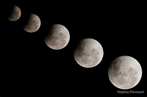 "Lunar Eclipse - 15th April 2014" by Stephen Permezel | Redbubble