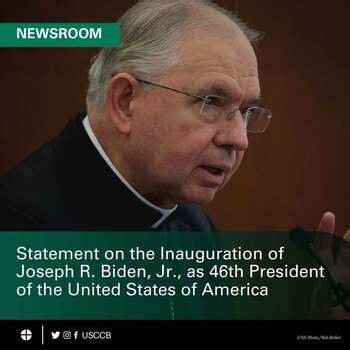 Bishop Barber Joins USCCB Statement On Inauguration Of President Biden