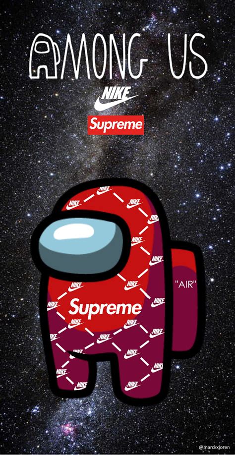 Amongus Hypebeast Among Us Nike Supreme Hd Phone Wallpaper Peakpx