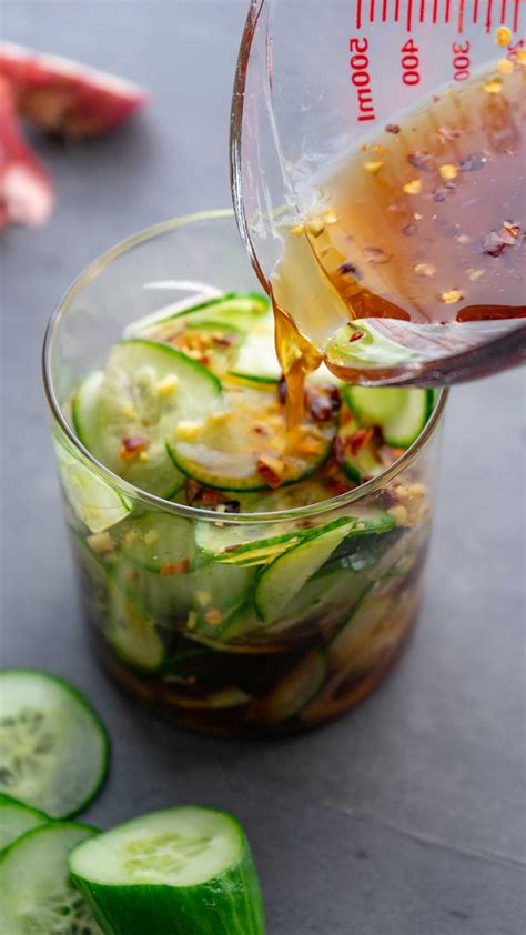 Asian Pickled Cucumbers Recipe Pickled Vegetables Recipe Pickling