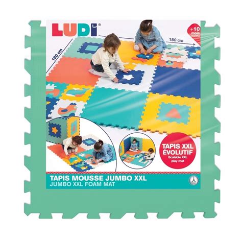 Tapis Dalles En Mousse Jumbo De Ludi Jouets Sur Allob B