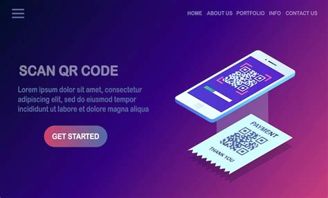 Scannez Le Code Qr Sur Le T L Phone Smartphone Isom Trique Lecteur De