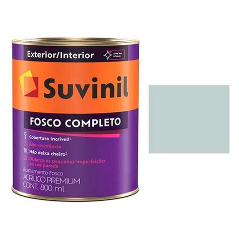 Tinta Acrilica Contemplação Fosco Lavável Premium Suvinil 900ml Tinta