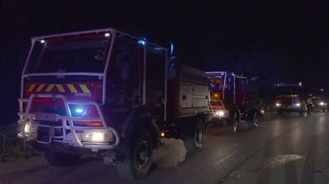 InterventionVence Feu de forêt sur le Col de Vence survenu dans le