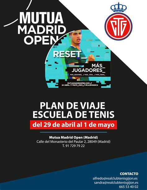 Los Alumnos De La Escuela De Tenis Viajan Al Mutua Madrid Open Real