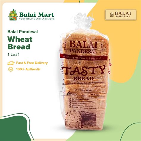 Balai Pandesal Wheat Bread 1 Loaf Fresh Breads And Pastries Shopee