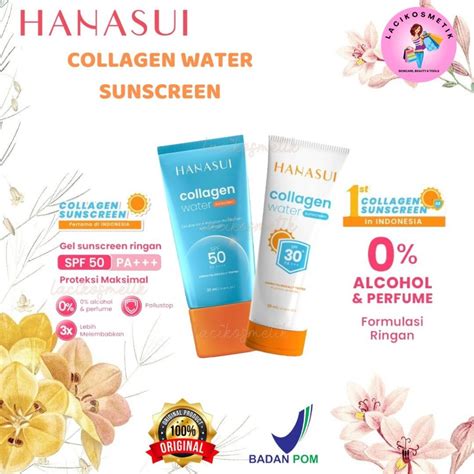 Jual LACIKOSME HANASUI COLLAGEN WATER SUNSCREEN SUNBLOCK TABIR SURYA