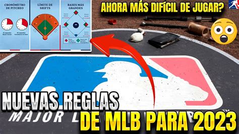 Las Nuevas Reglas De La Mlb Para El Mlb Beisbol Baseball