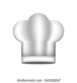 Realistic Silhouette Chefs Hat Shading Stock Vector Royalty Free