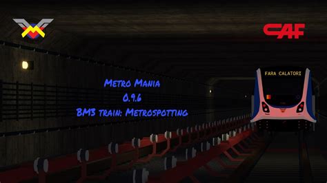 Metro Mania Roblox Bm3 Train Metrospotting 4k 60 Fps Youtube