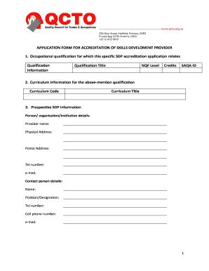 Qcto Accreditation Online Fill And Sign Printable Template Online