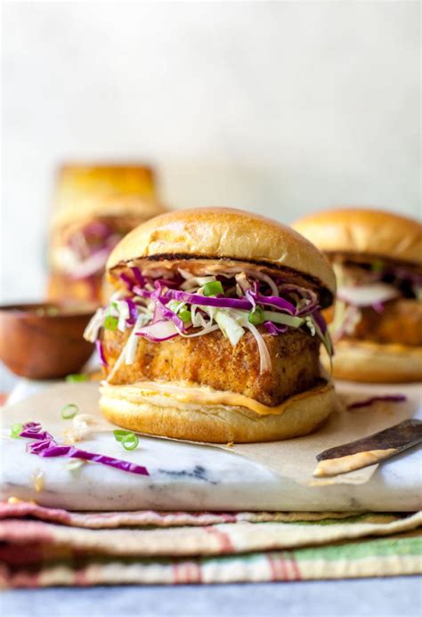 Chicken Fried Tofu Sandwiches Dishing Out Health