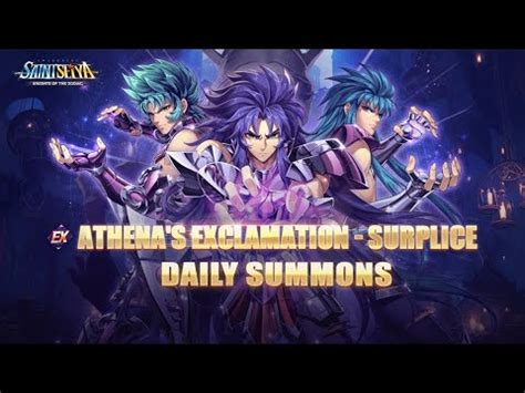 Saint Seiya Awakening Athena Exclamation Daily Summons YouTube