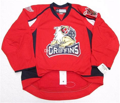 Wholesale Best Quality Best Use Grand Rapids Griffins Red Ice Hockey Jersey Mens Stitched Custom ...