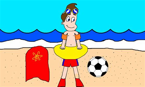 Jimmy Neutron at the Beach by sotosbros on DeviantArt