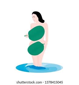 Beautiful Naked Woman Stock Vector Royalty Free Shutterstock