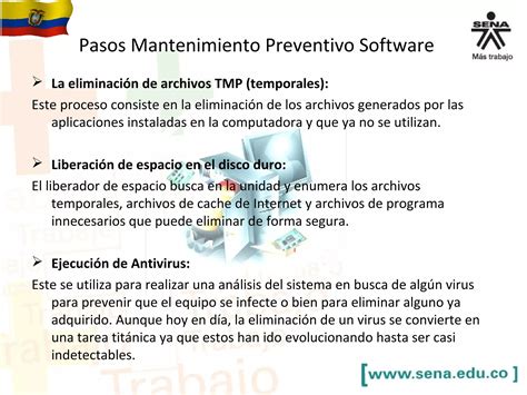 Pasos Mantenimiento Preventivo PPT