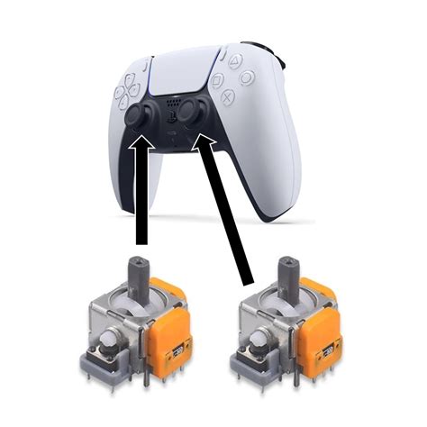 Par De Anal Gicos Hall Effect Sistema Anti Drift Para Dualshock Ps Dualsense Ps Shopee