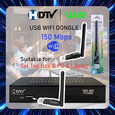 Jual Usb Wifi Set Top Box Mt Dongle Stb Adapter Antena Wifi Pc