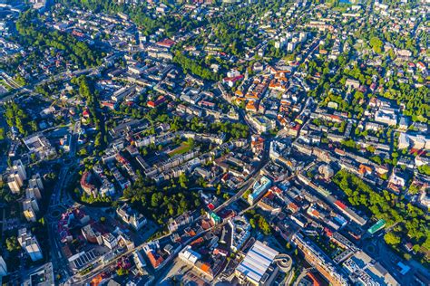 Bielsko Biała z lotu ptaka III POLAND ON AIR