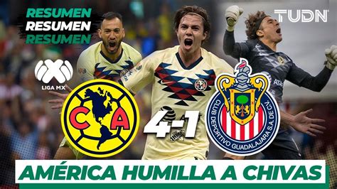 Resultado Chivas Vs America America Con Cuatro Derrotas En Sus