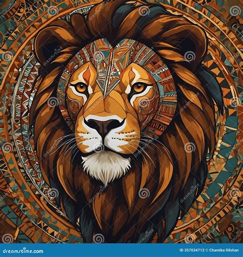 Cape Lion Runs Kawaii Cartoon Vector | CartoonDealer.com #328285129