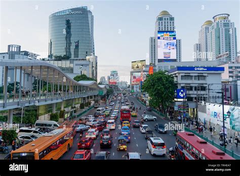 Rush Hour In Bangkok Thailand Stock Photo Alamy