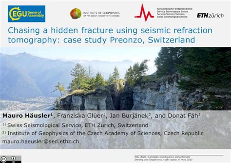 Pdf Chasing A Hidden Fracture Using Seismic Refraction Tomography