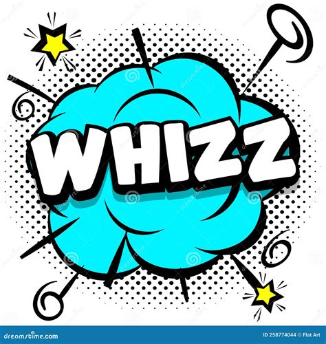 Whizz Comic Bright Template With Speech Bubbles On Colorful Frames