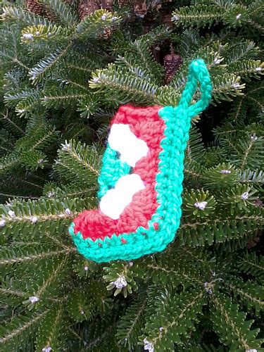 Ravelry Mini Christmas Stocking Pattern By Crochet With Clare