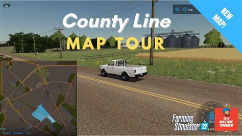 NEW FS22 MAP County Line Map Tour Farming Simulator 22 YouTube