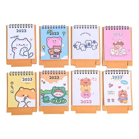 Calendar Cartoon Calendar Cute Daily Weekly Schedule Office