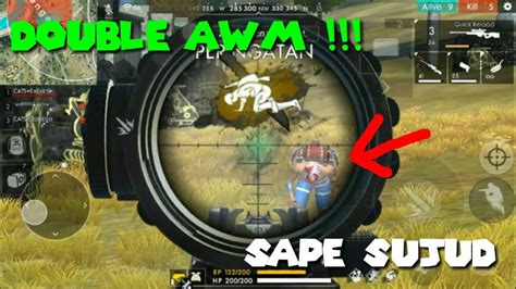 Double Awm Skuad Auto Rata Garena Free Fire Youtube