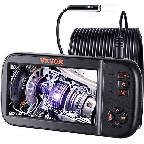 VEVOR 3 Lens Industrial Endoscope 1080P HD Digital Borescope