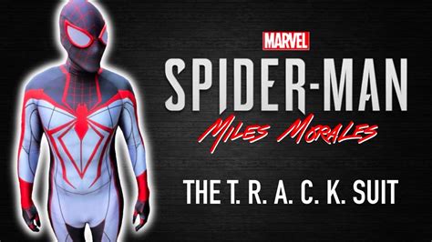 PS5 Marvels SPIDER MAN Miles Morales T R A C K Suit Unboxing Review