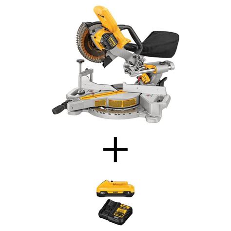 DEWALT 20V MAX Cordless 7 1 4 In Sliding Miter Saw 1 20V MAX