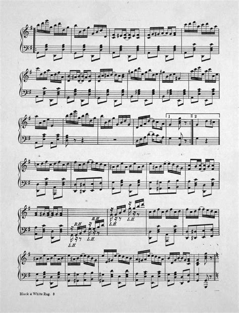 170.028 - Black and White. Rag. | Levy Music Collection