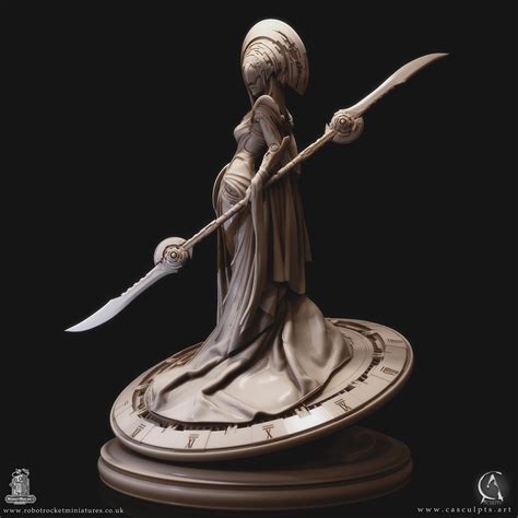 Neriah Guardian Of Time By Charles Agius Sculptures CA Sculpts