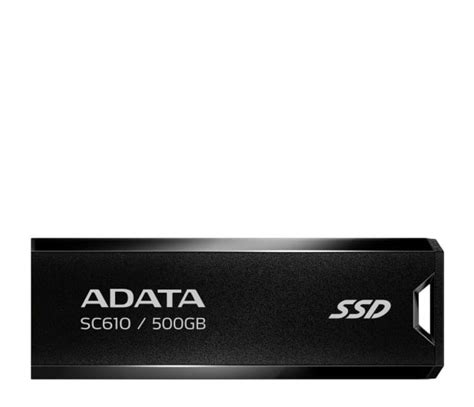 ADATA SC610 500GB USB 3 2 Gen 2 Czarny Dyski zewnętrzne SSD Sklep