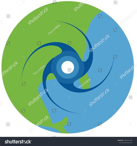 Hurricane Vector Graphic Clipart Design Stock Vector (Royalty Free ...