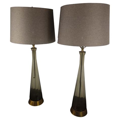 Pair of Tall Modern Table Lamps For Sale at 1stDibs | tall modern lamps