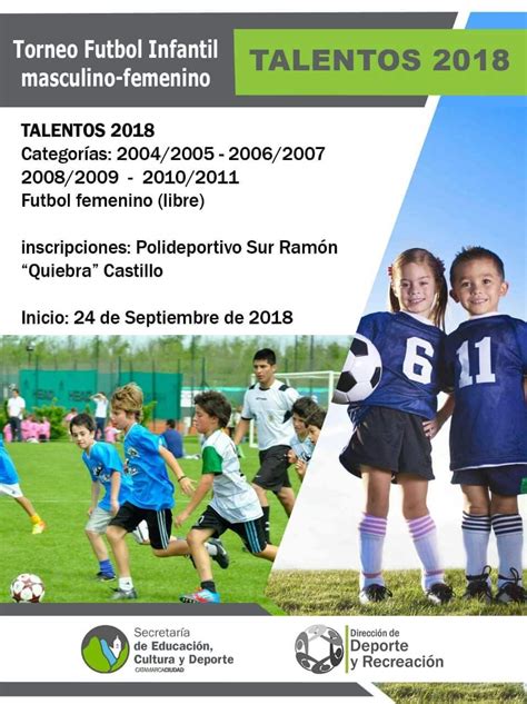 Inicio del torneo de fútbol infantil Talentos 2018 - Municipalidad de SFVC