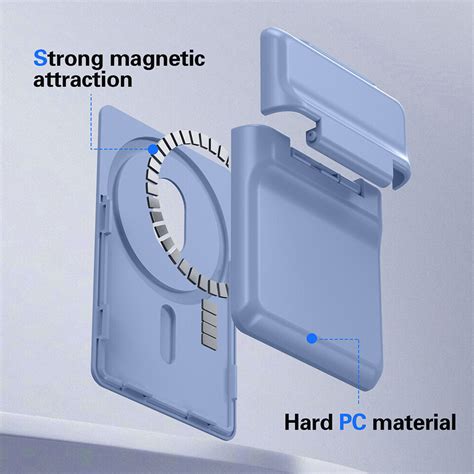 Magnetische Geldbörse mit verstellbarem Ständer für iPhone 15/14/13/12 ...