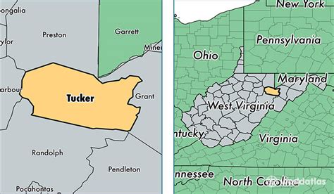 Tucker County, West Virginia / Map of Tucker County, WV / Where is ...