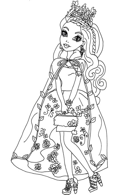 Drawing Of Ever After High Coloring Page Download Print Or Color