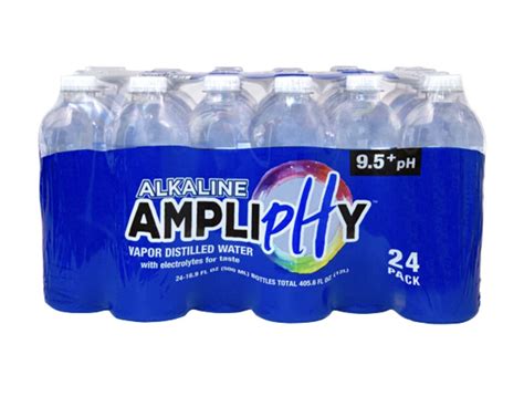 Alkaline Ampliphy Vapor Distilled Water 95ph Grocery