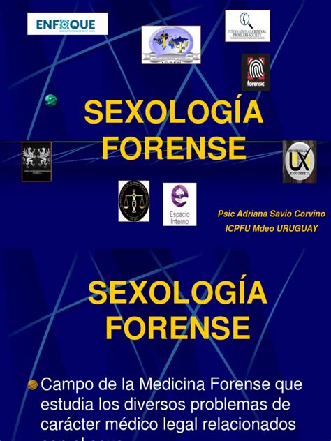 Sexología Forense Determinación Médico Legal Del Sexo Y Diagnóstico De