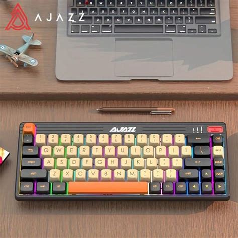 Teclado Mec Nico Inal Mbrico Ajazz K T Tri Modo Personalizable Rgb