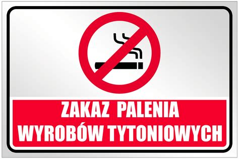 Zakaz Palenia Tabliczka X Pcv Mm E Papieros Tablica Druk Uv Wr